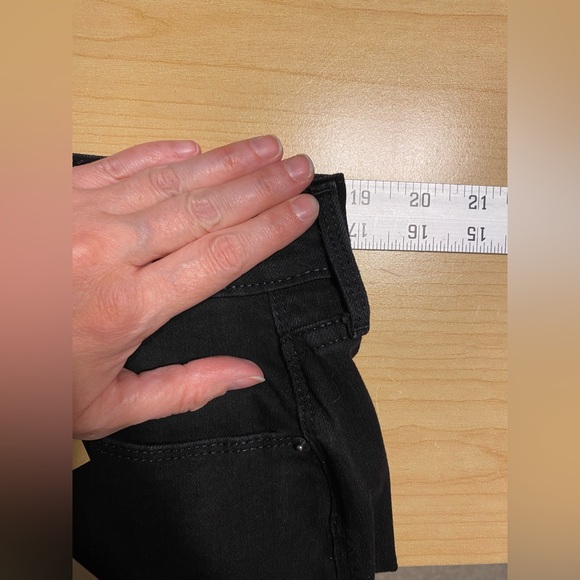 Levi’s 505 Straight Leg Mid Rise Jeans Black Size 33 - Picture 10 of 13